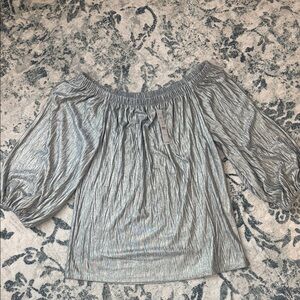 NWTs White House Black Market shimmering XS top